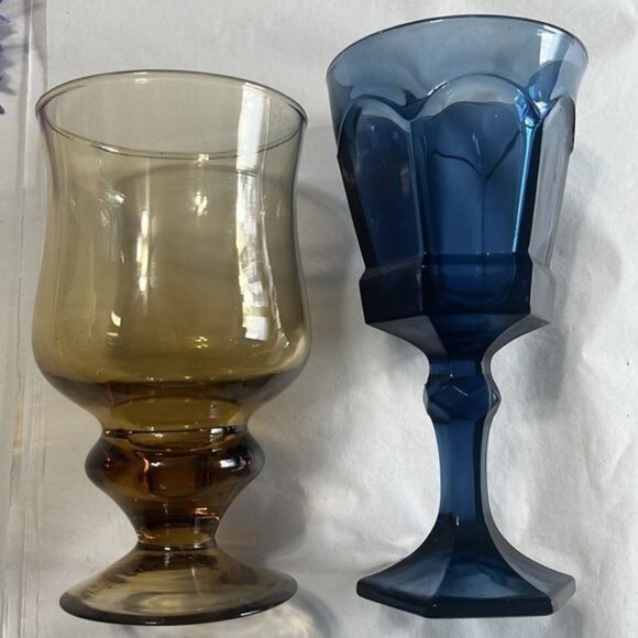 VINTAGE GOBLET SET - Picture 1 of 7